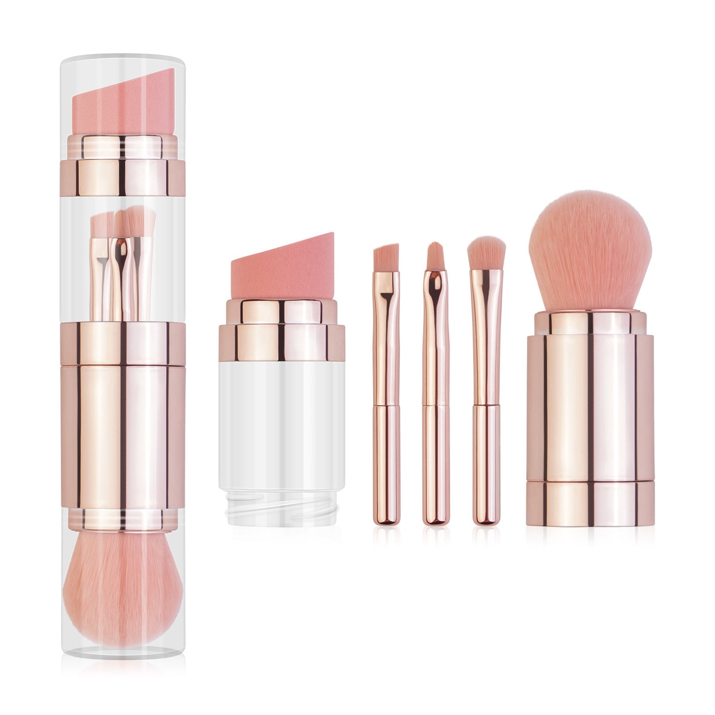 5-in-1 Makeup Brushes Multifunctional