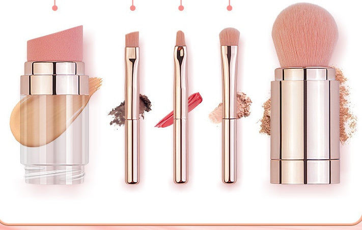 5-in-1 Makeup Brushes Multifunctional